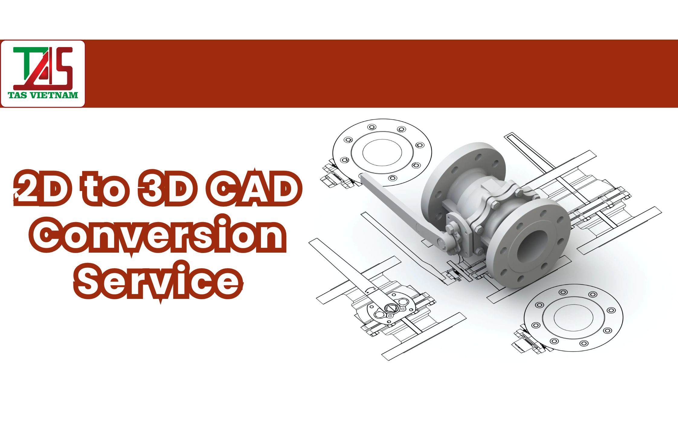 Dịch vụ chuyển đổi CAD 2D sang 3D