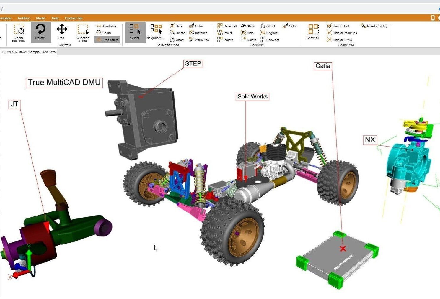 Digital mock-up (DMU) reviews