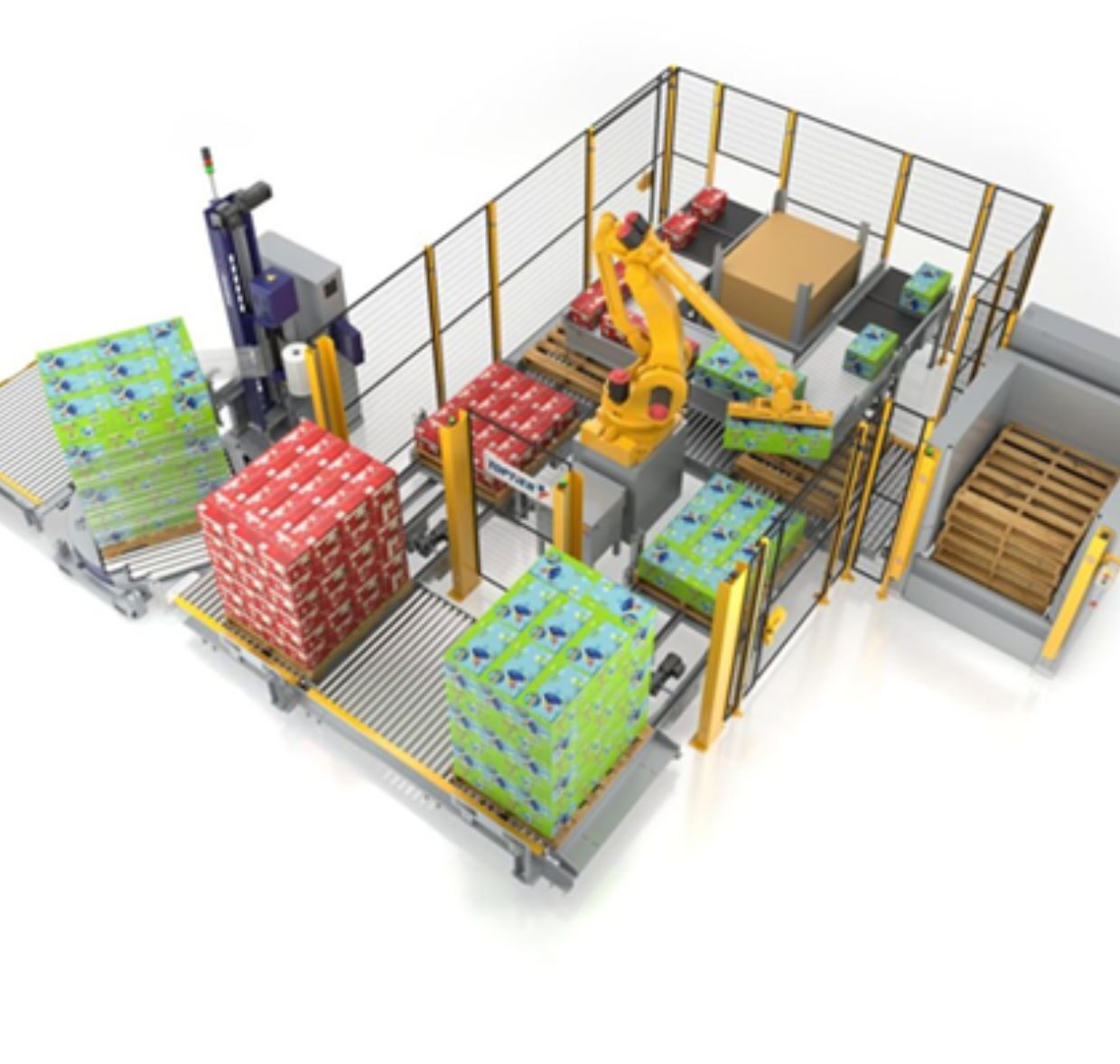 Xếp pallet tự động