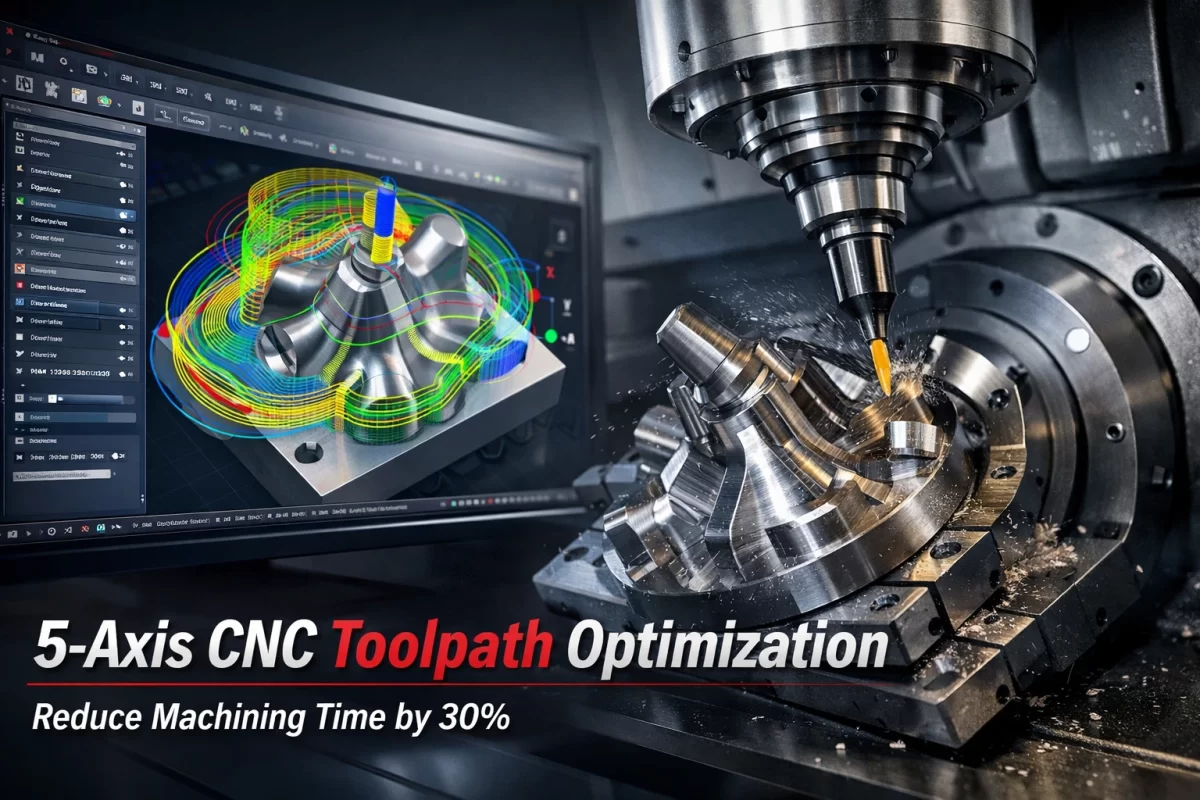 Giảm 30% Thời gian Gia công: Bí quyết Tối ưu Đường chạy Dao (Toolpath) CNC 5 Trục từ TASVINA