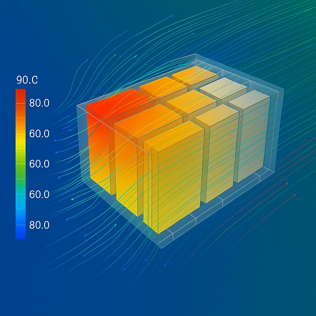 (Tiếng Việt) Giải pháp CAE Nhiệt Pin (Thermal CFD) của TASVINA Thích ứng Tối ưu