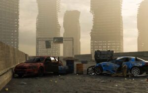 kết quả mô phỏng va chạm crash test simulation với heatmap ứng suất và biến dạng