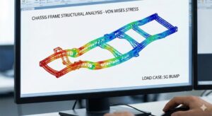 CAE Simulation giúp đánh giá độ bền kết cấu xe trước khi sản xuất