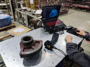 Scan 3D vỏ hộp số phục vụ Reverse Engineering và phục dựng CAD