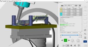 CAM Simulation - Mô phỏng máy CNC nhiều trục với chương trình NC và tọa độ các trục chuyển động